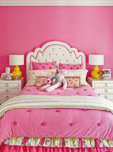 розовая спальня для девочки