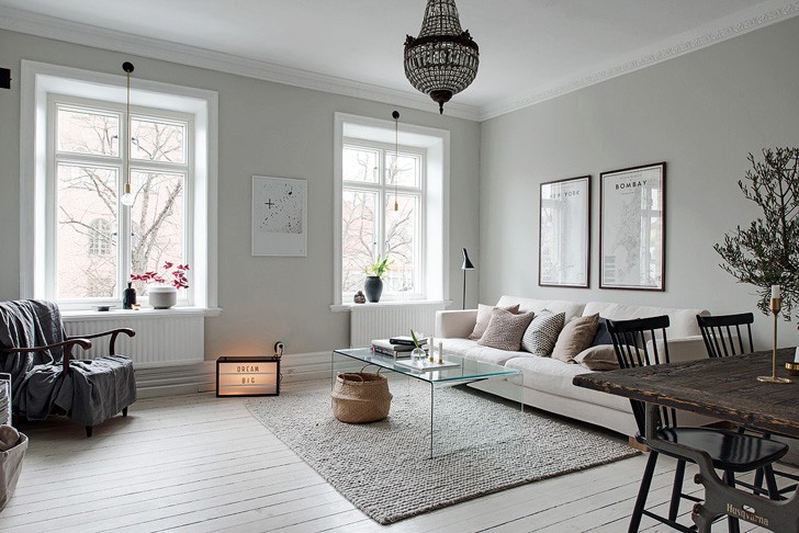 Tender and calm interiors of Goteborg apartment (70 sqm) 〛 Photos Ideas ...