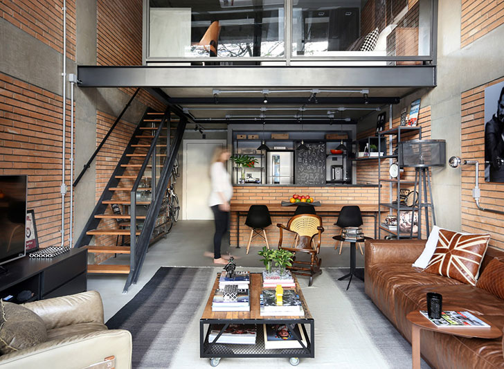 Cool loft for a businessman in Sao Paolo, Brazil 〛 Photos Ideas Design