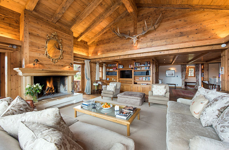 Gorgeous Traditional Chalet In Swiss Alps Photos