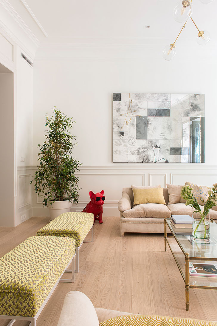 Spring Colors In A Modern Apartment In Madrid Foto Idei