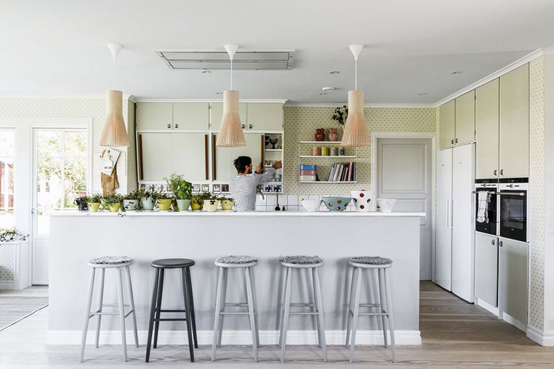 Датский дизайн интерьера. Cozy Kitchen im the countryside. The best Interior of Cottage in Sweden. Too best home