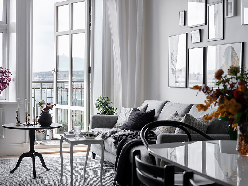Gothenburg Apartment With White Interiors And Warm Accents