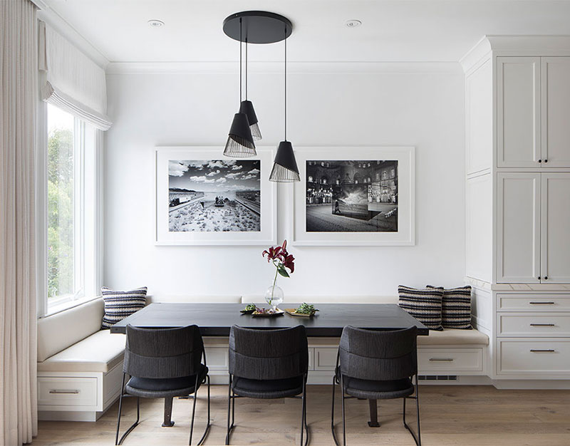 Стильный черно-белый интерьер дома в Сан-Франциско 〛 ◾ Фото ◾ Идеи ◾ Дизайн