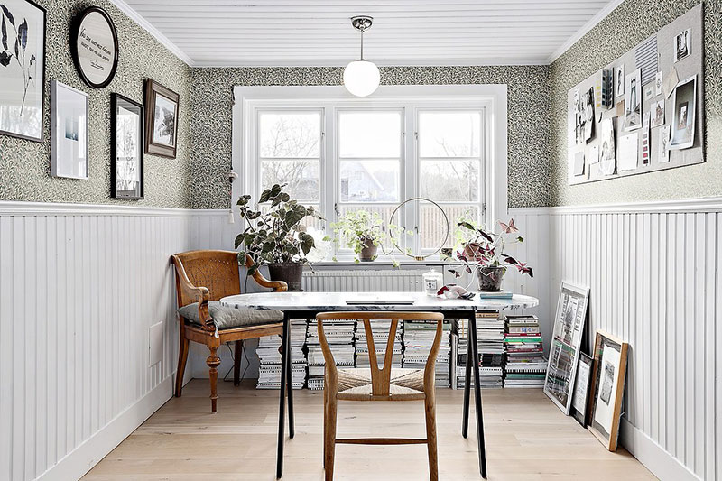 Бюджетный, но стильный и уютный загородный дом в Швеции