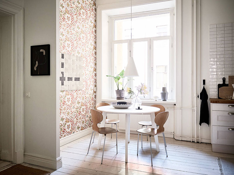 Мягкие контрасты: красивый интерьер в 200-летнем здании в Гетеборге