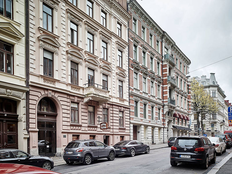 Мягкие контрасты: красивый интерьер в 200-летнем здании в Гетеборге