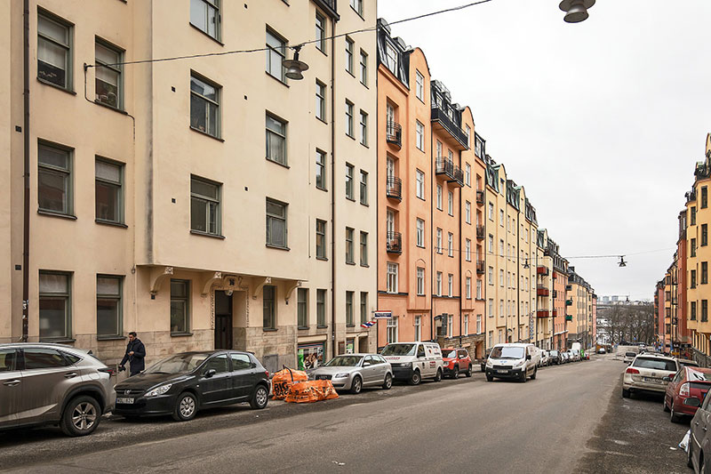 Элегантный скандинавский интерьер в светло-серых тонах в Стокгольме