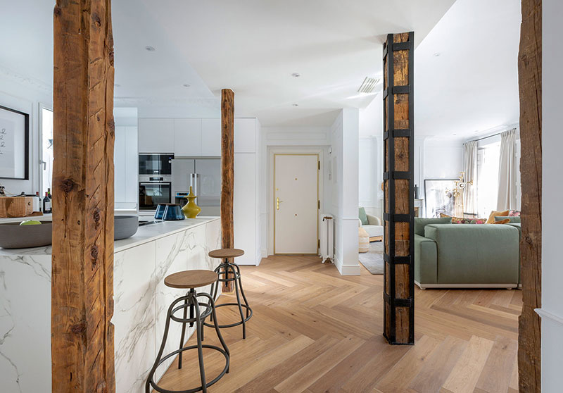 Класс! Современна реконструкция классических апартаментов в Мадриде