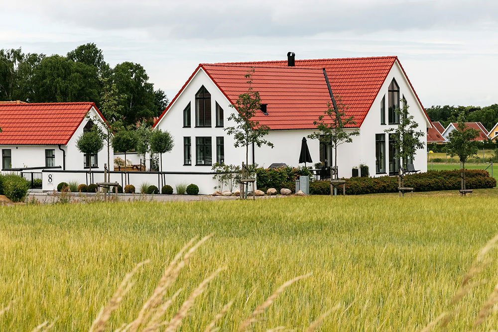 Класс! Прекрасный загородный дом с бассейном для семейной пары в Швеции (160 кв. м)