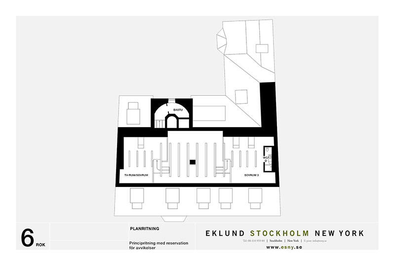 Класс! Большая мансардная квартира с тёмными акцентами в Стокгольме (240 кв.м)