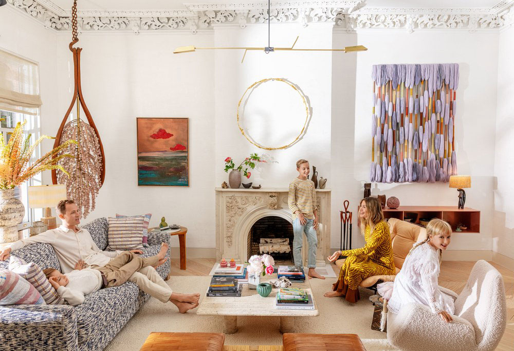 Класс! Игривый творческий интерьер дома для семьи модного дизайнера Ulla Johnson в Нью-Йорке