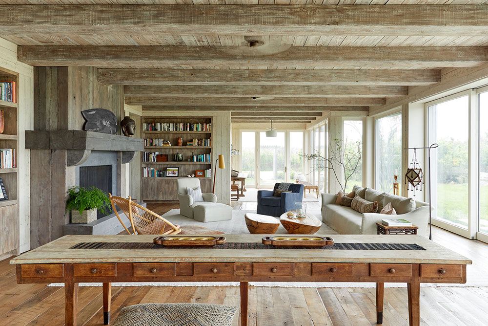 How To Combine Several Types Of Wood In One Interior Cozy