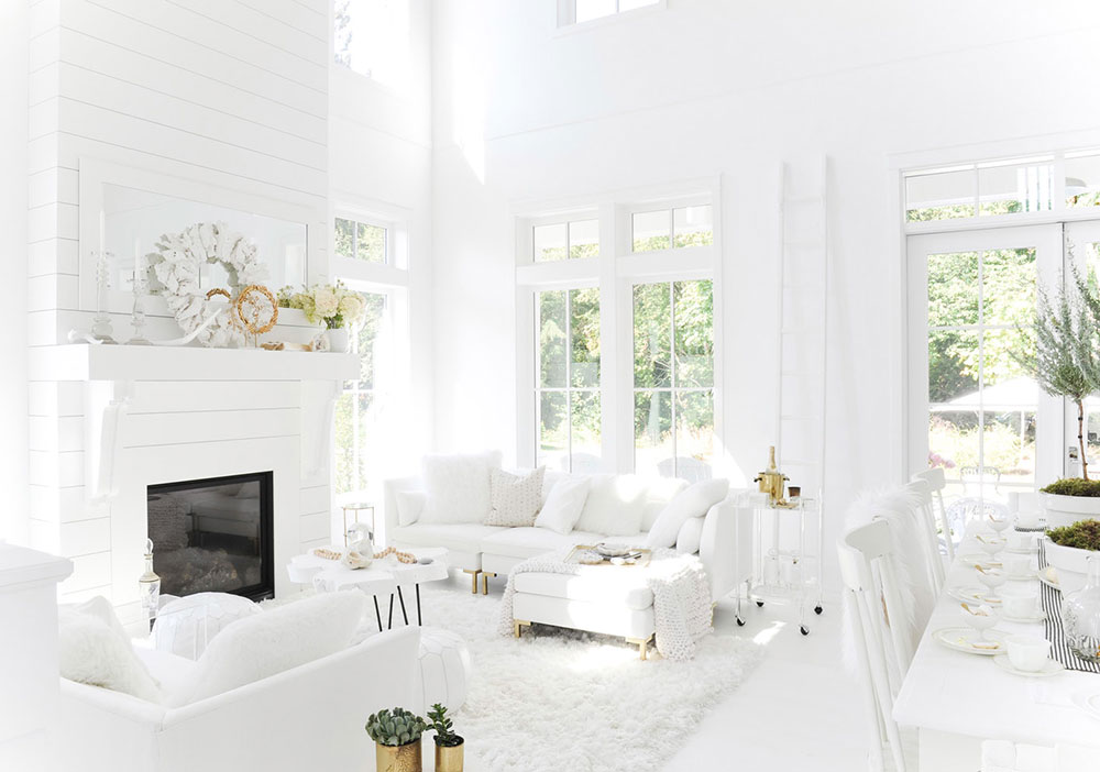 Класс! Полностью белый и невероятно уютный загородный дом в Канаде