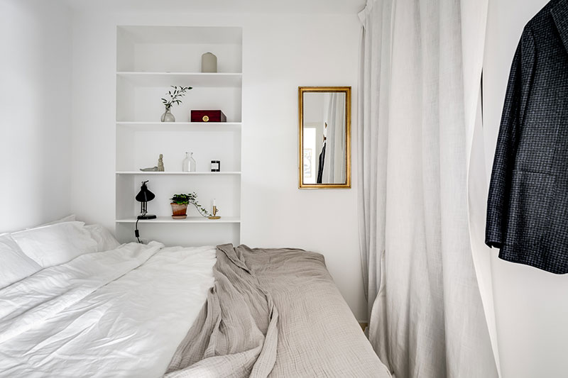 Класс! Все как у нас: дизайн очень маленькой квартиры с отдельной спальней в Швеции (34 кв. м)