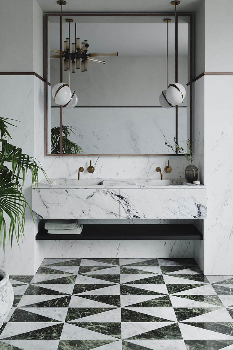 Замечательные современные ванные комнаты от Vanitas Studio