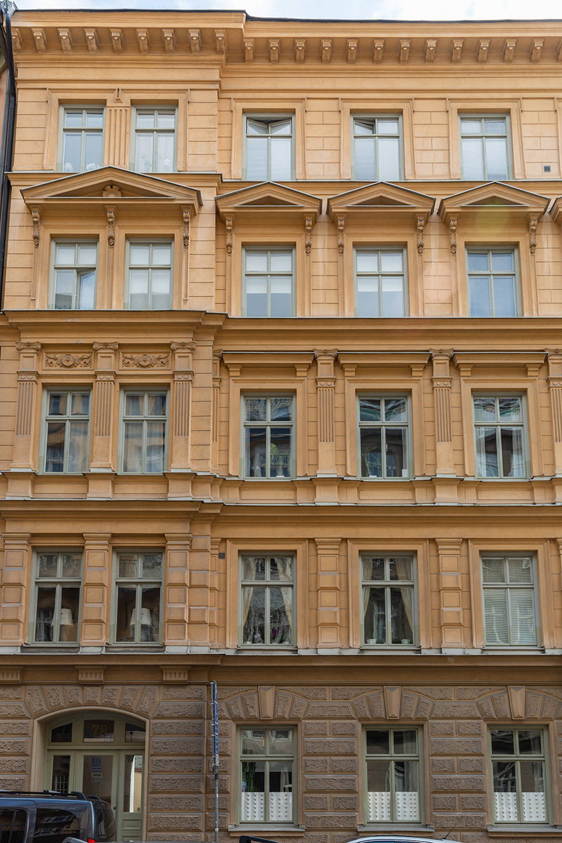 Открытый интерьер стильной скандинавской квартиры (60 кв. м)