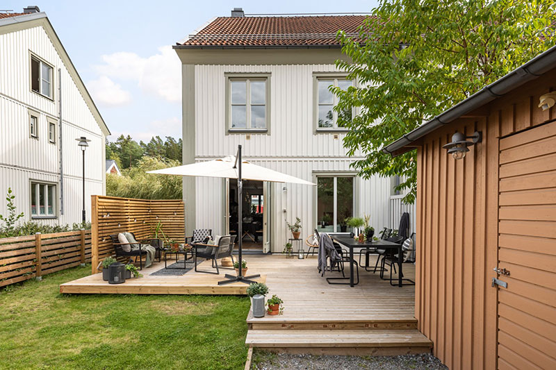 Класс! Чисто скандинавский коттедж в шведской деревне с уютным загородным двориком