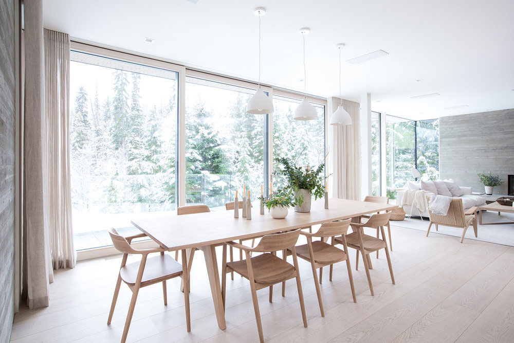 Класс! Уютный современный дом со стеклянными стенами посреди леса в Канаде