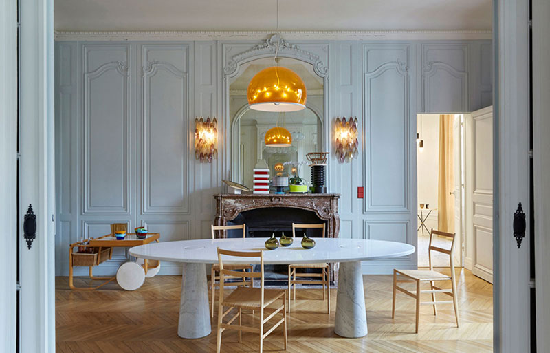 Дизайнер в своей естественной среде: яркие семейные апартаменты в Париже