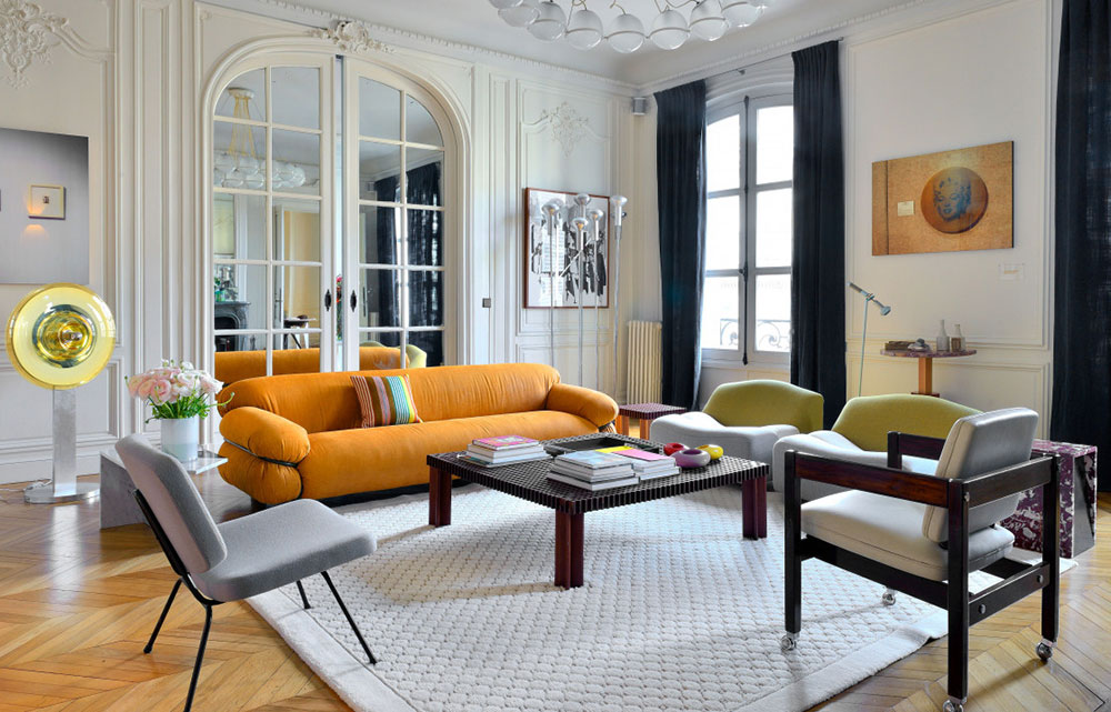 Дизайнер в своей естественной среде: яркие семейные апартаменты в Париже