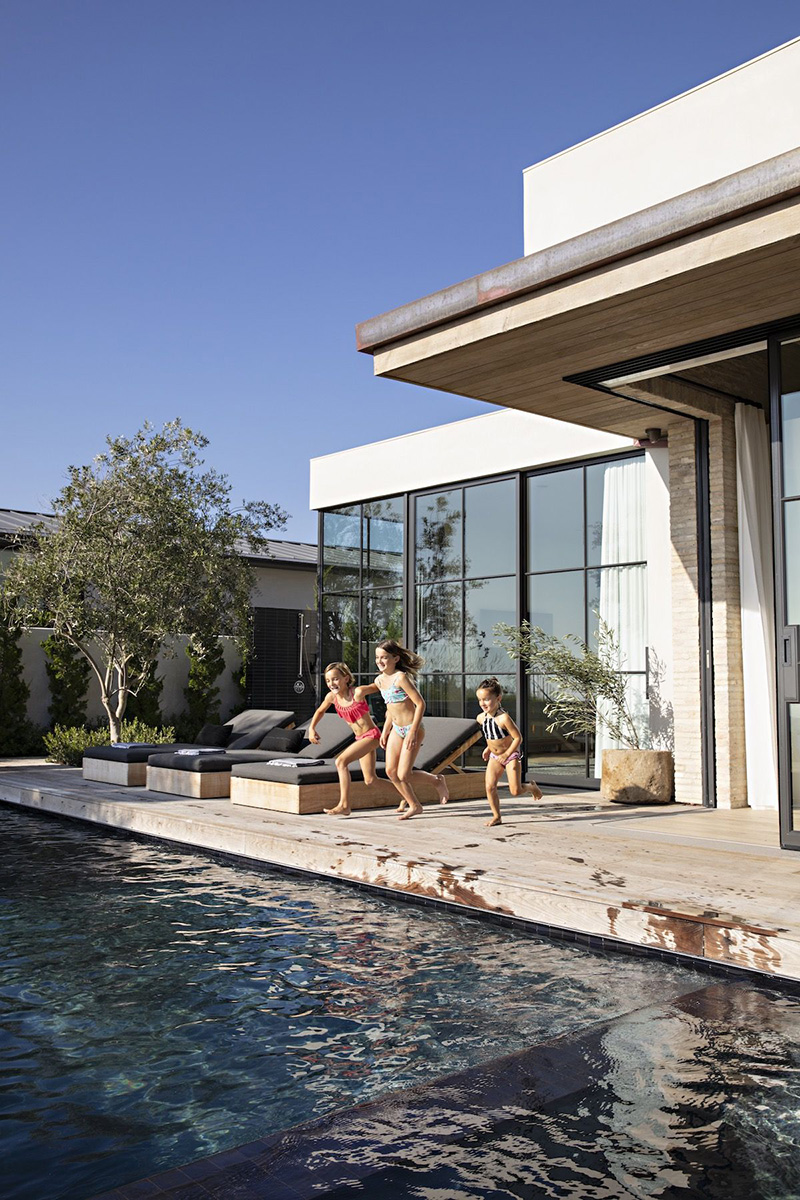 Великолепный современный дизайн загородного дома архитектора в Калифорнии