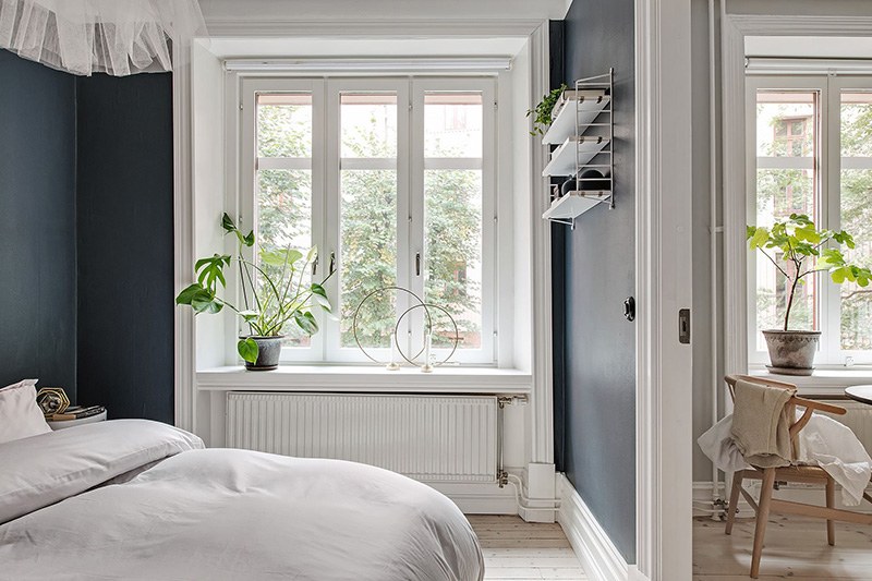 Приятная шведская квартира с теплым декором (56 кв м)