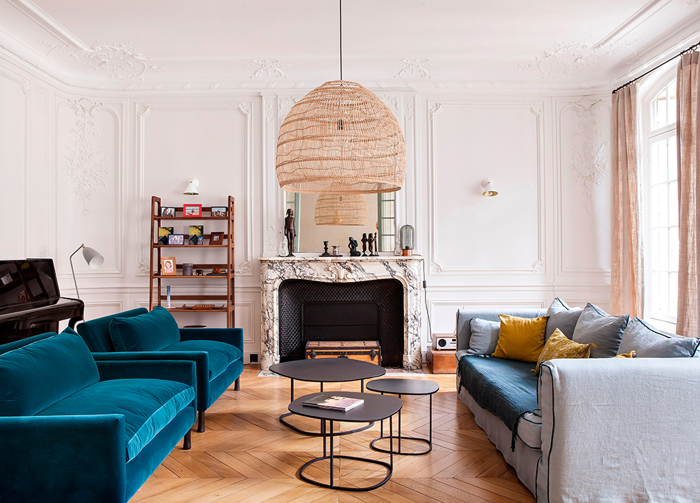 Современная классика, которая восхищает: квартира в центре Парижа