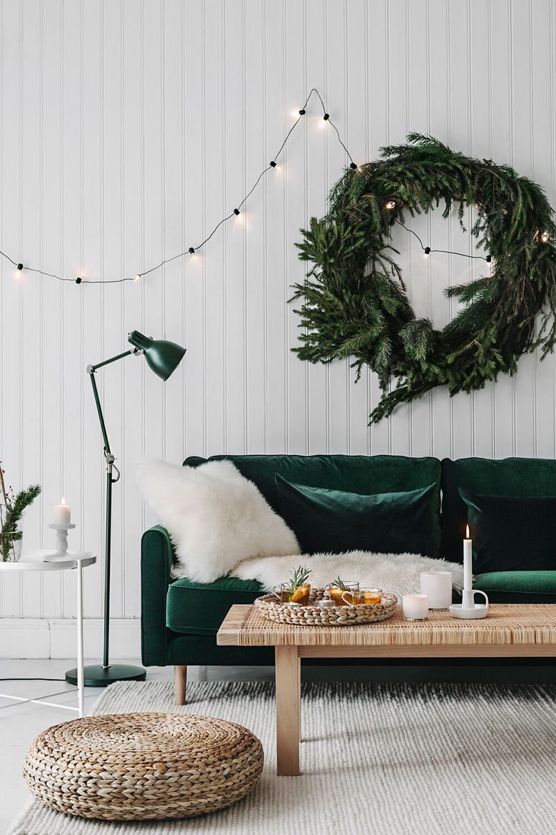 Идеи для новогоднего оформления загородной дачи от IKEA
