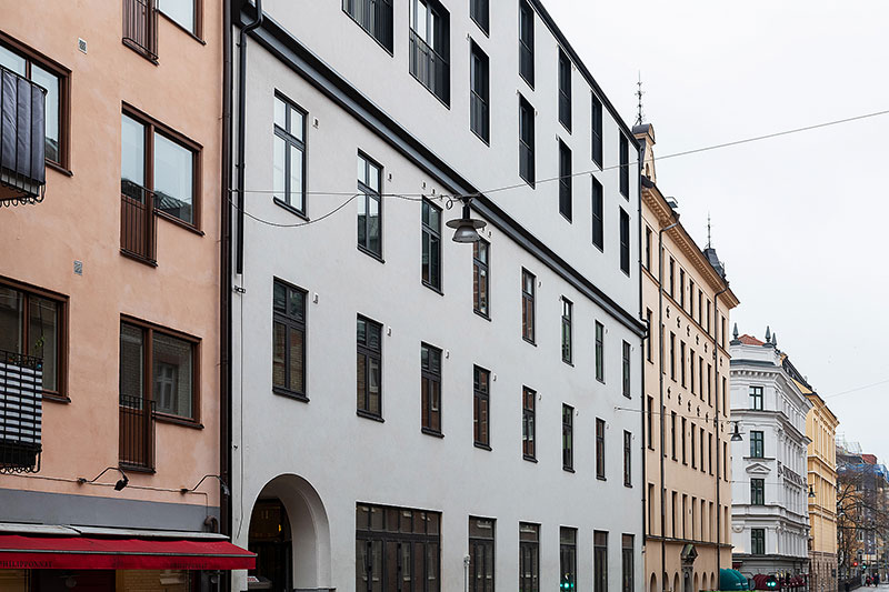 Элегантное оформление небольшого лофт-пространства в Стокгольме (56 кв. м)