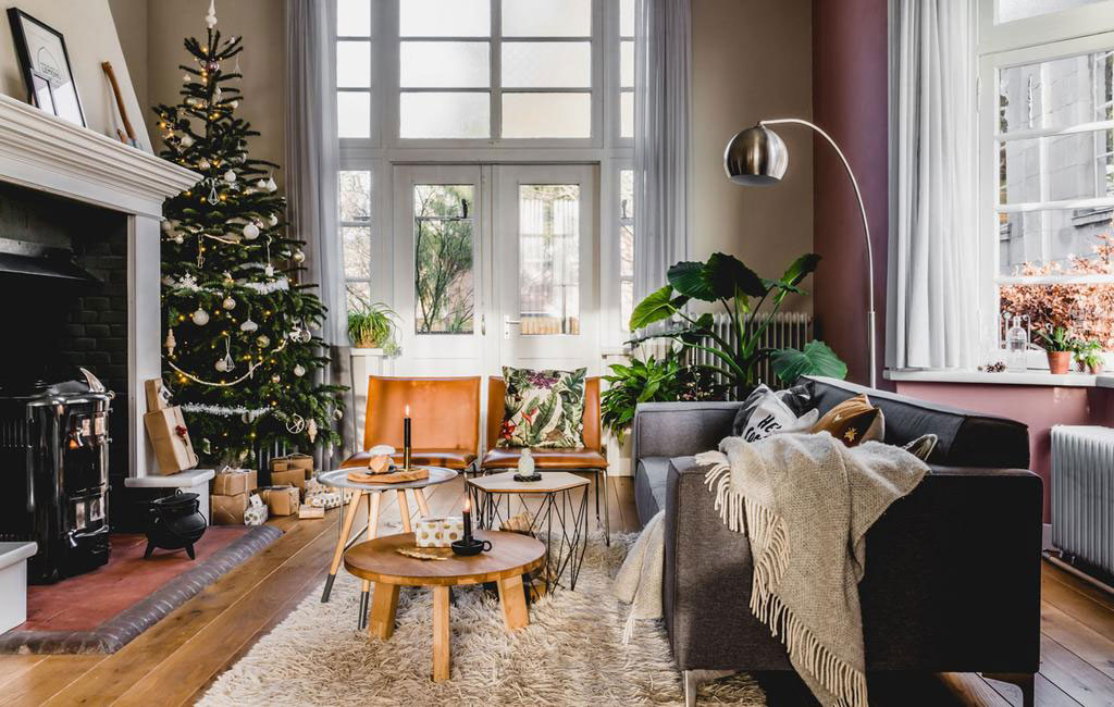 Уютное Рождество в бывшем доме священника в Нидерландах