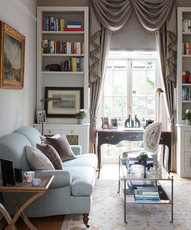 Камины, хрусталь и терраса: элегантный дом для большой семьи в Лондоне