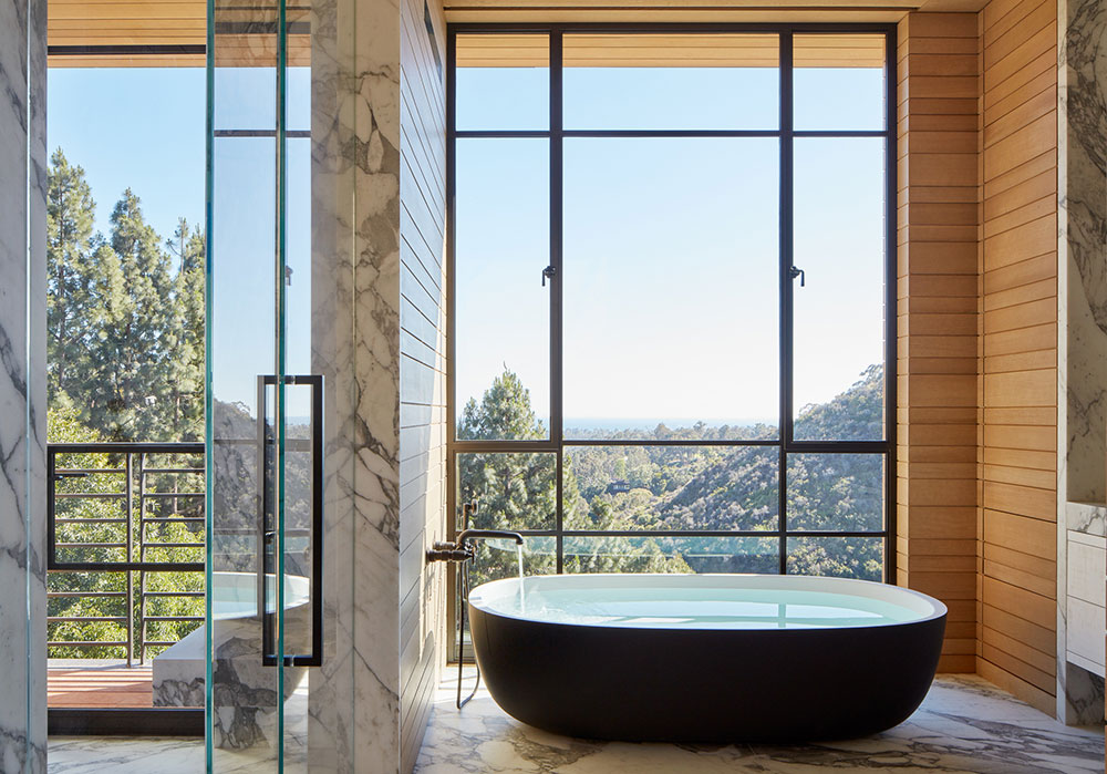 Потрясающая современная резиденция в горах Санта-Моники, Калифорния