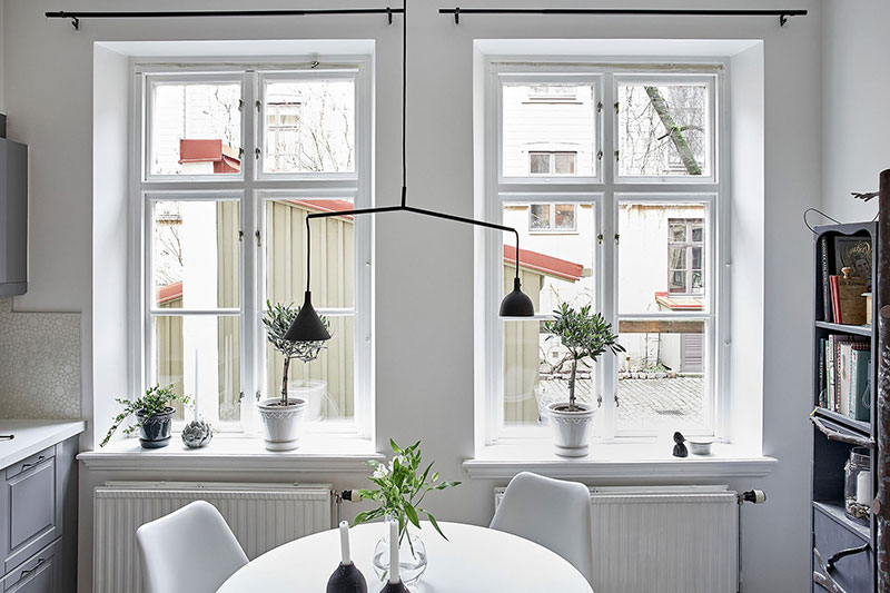 Интерьер как чистый лист: светлая квартира в Гётеборге (64 кв. м)