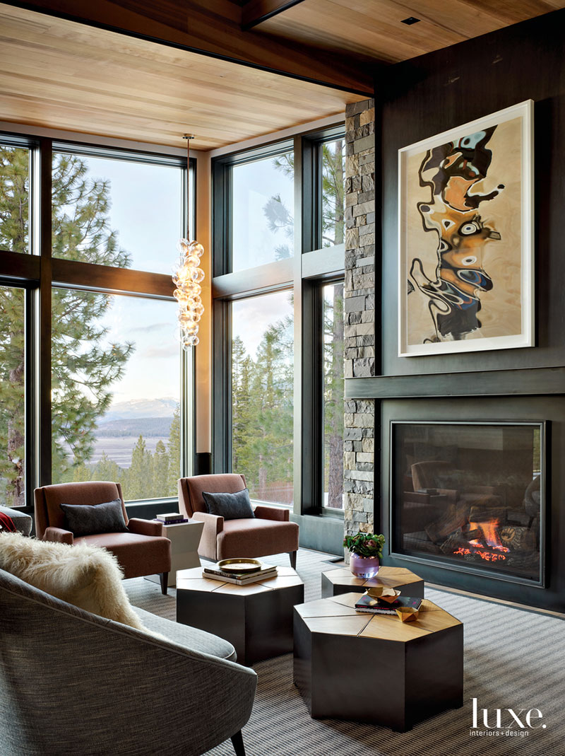 Роскошь и стильный дизайн: великолепный дом в горах Калифорнии