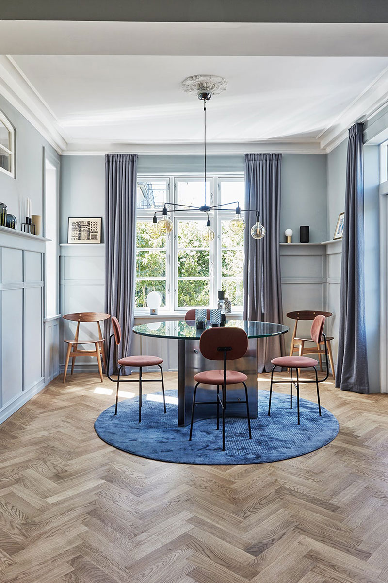 Прекрасная вилла семьи дизайнеров в пригороде Копенгагена