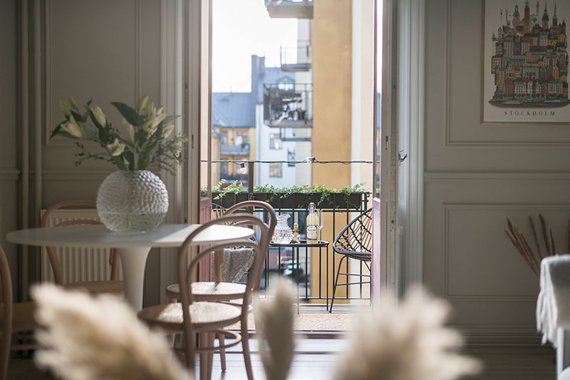 Бежевая элегантность: квартира в Стокгольме (54 кв. м)