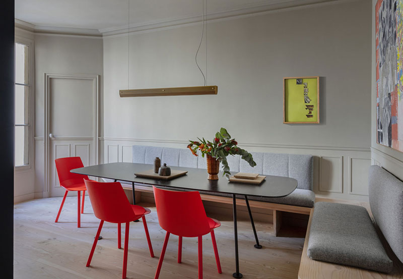 Стильная квартира в Париже от итальянского дизайнера Федерико Мазотто
