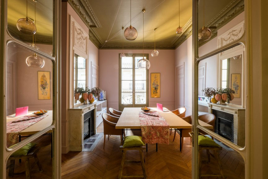 Смелые изысканные интерьеры Парижа от Kierszbaum Interieurs