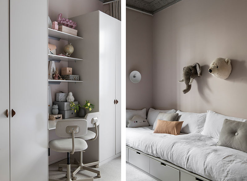 Классические апартаменты с модной современной мебелью в Стокгольме (72 кв. м)