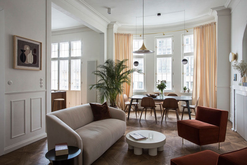 Элегантная квартира в Варшаве в доме, признанном памятником архитектуры