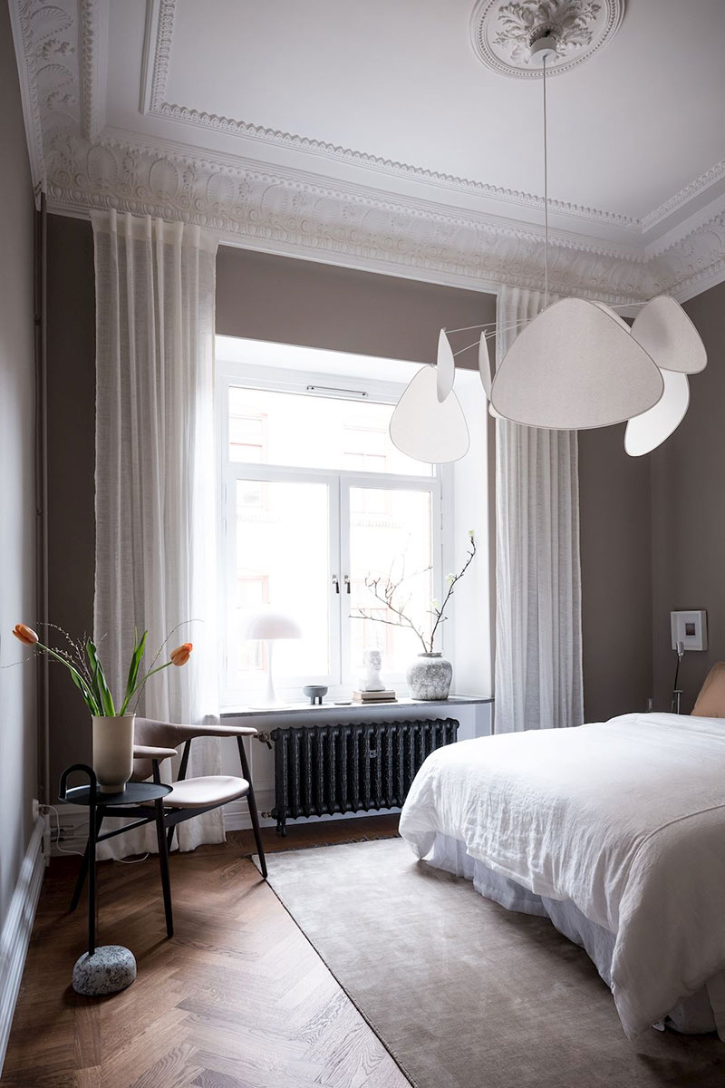 Изысканные современный апартаменты с художественной лепниной в Гётеборге