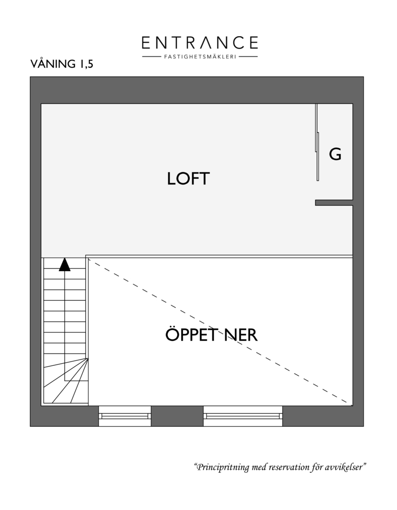 Приятная небольшая квартира с антресолью, расположенная на первом этаже (51 кв. м)