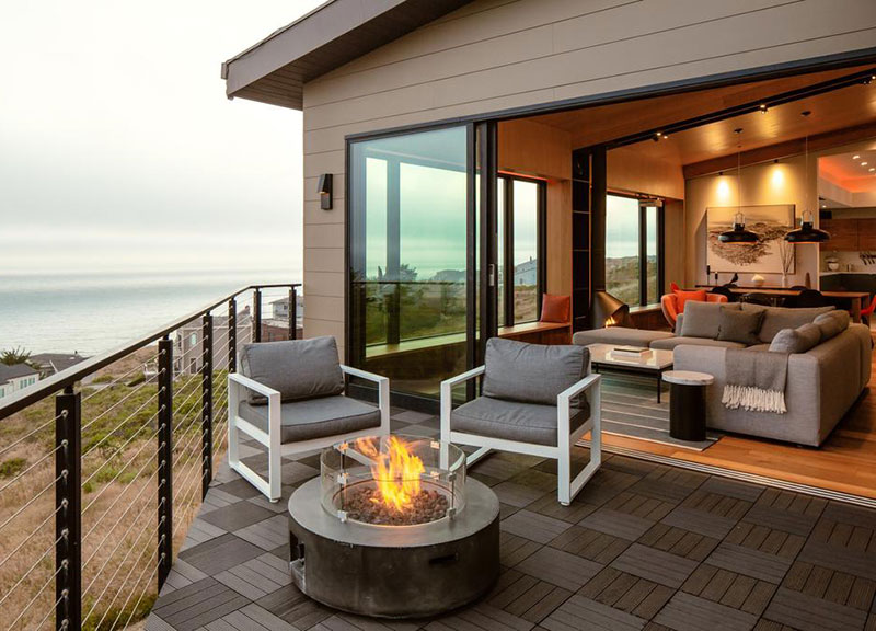 Дом для уикэндов с друзьями на берегу океана в Калифорнии (300 кв.м)