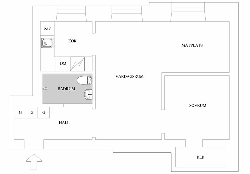 Коричневые стены и белый пол ? рецепт уютного интерьера небольшой двухкомнатной квартиры (44 кв. м)