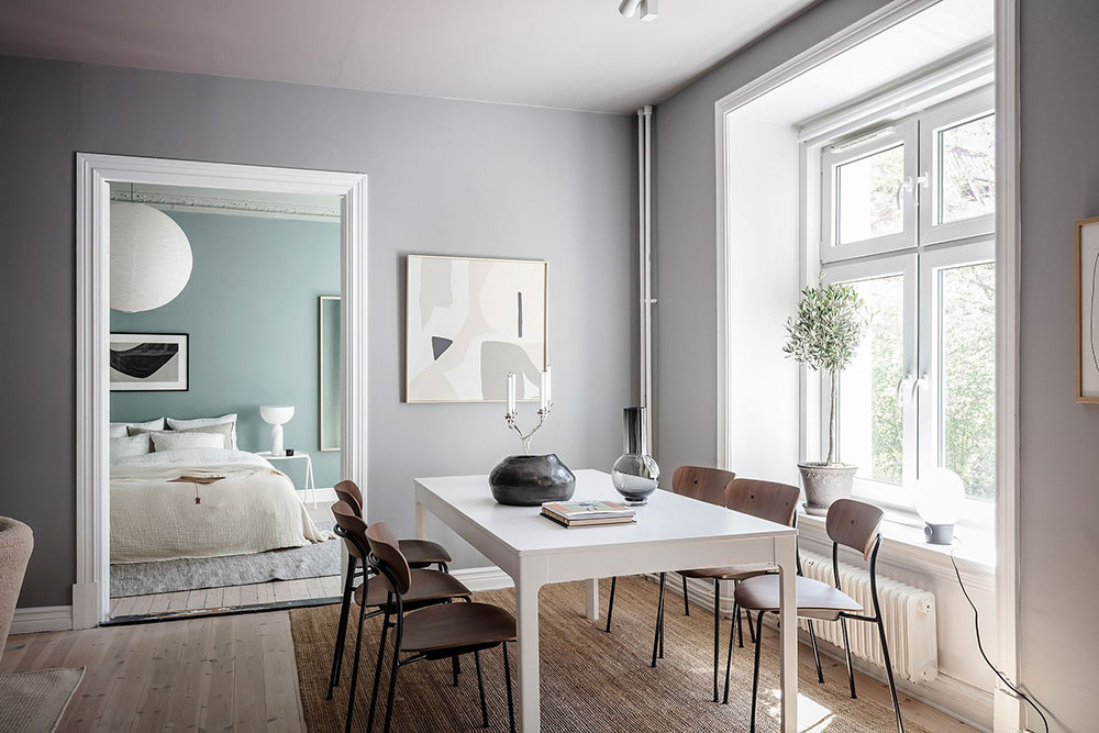Пастельные стены и светлая мебель: воздушная квартира в Гётеборге