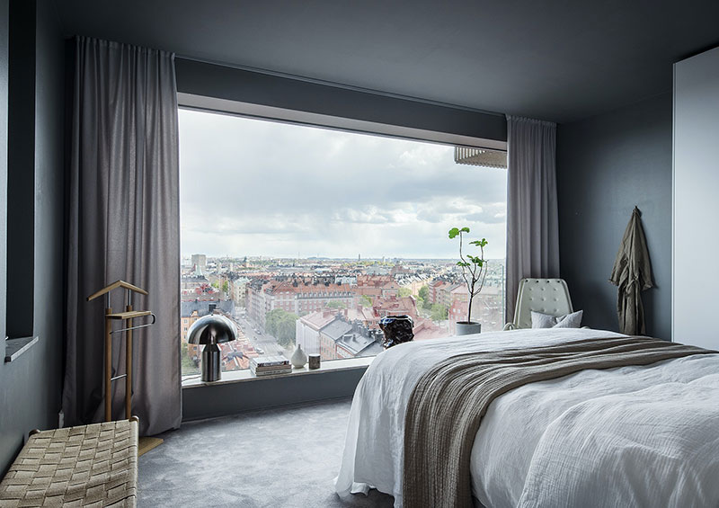 Современная видовая квартира в Стокгольме (57 кв. м)