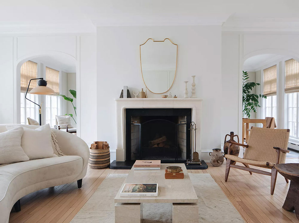 Светлый и натуральный обновлённый дизайн дома начала 20 века в Чикаго