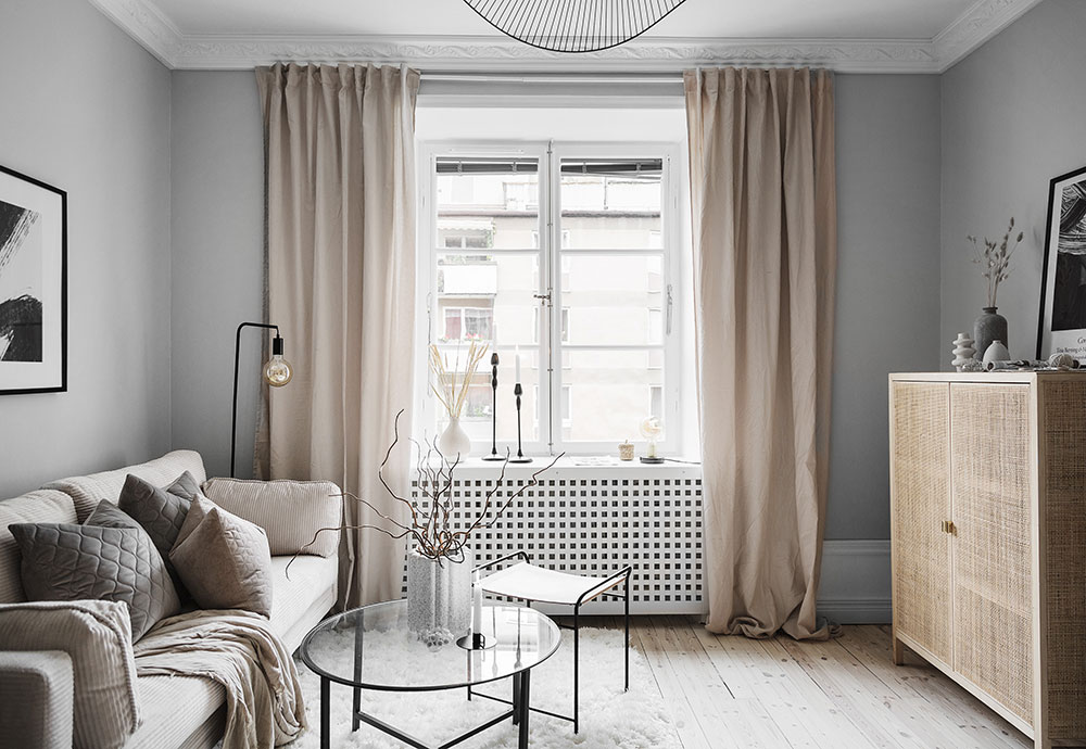 Уютная малышка: очаровательная маленькая двухкомнатная квартира в Стокгольме (39 кв. м)
