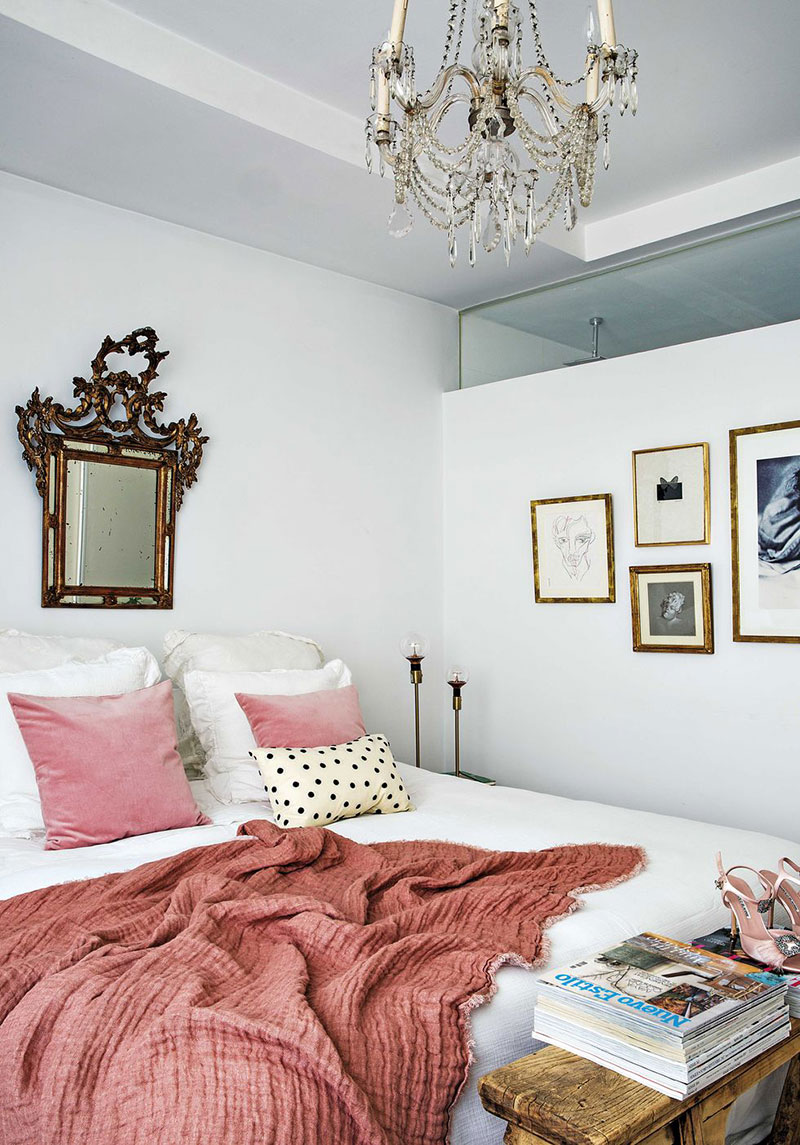 Светлый и гламурный интерьер квартиры модного блогера в Мадриде